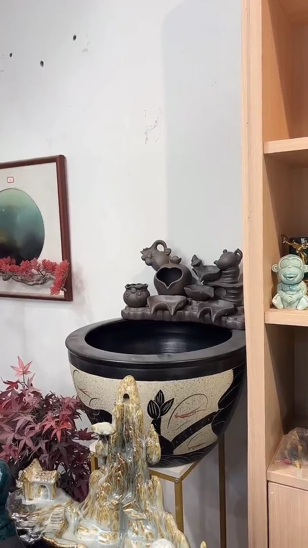 陶复古福气莲莲一套