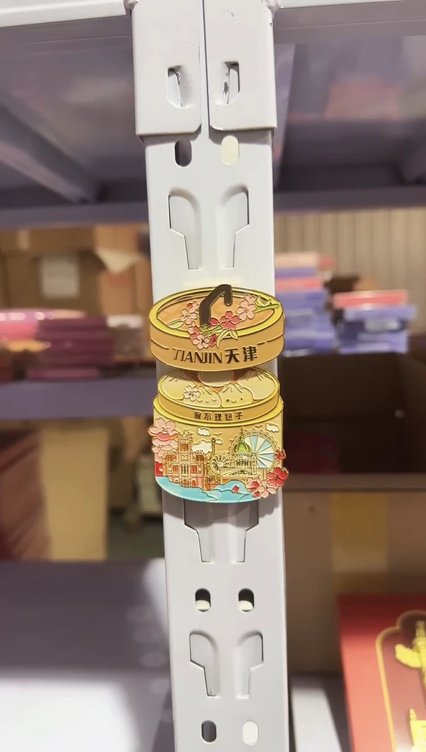 天津狗不理金属冰箱贴