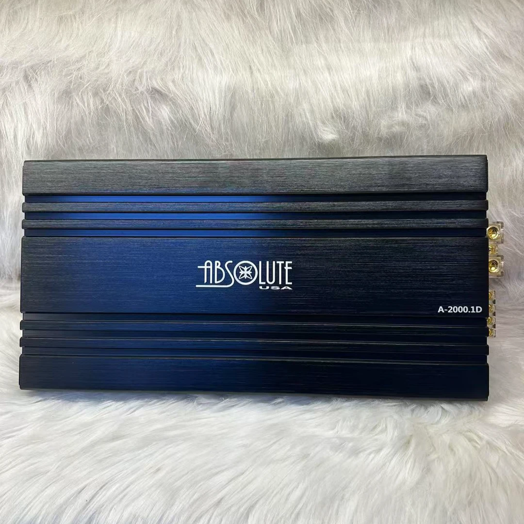 汽车音响改装美国ABS发烧级大功率低音功放2000瓦