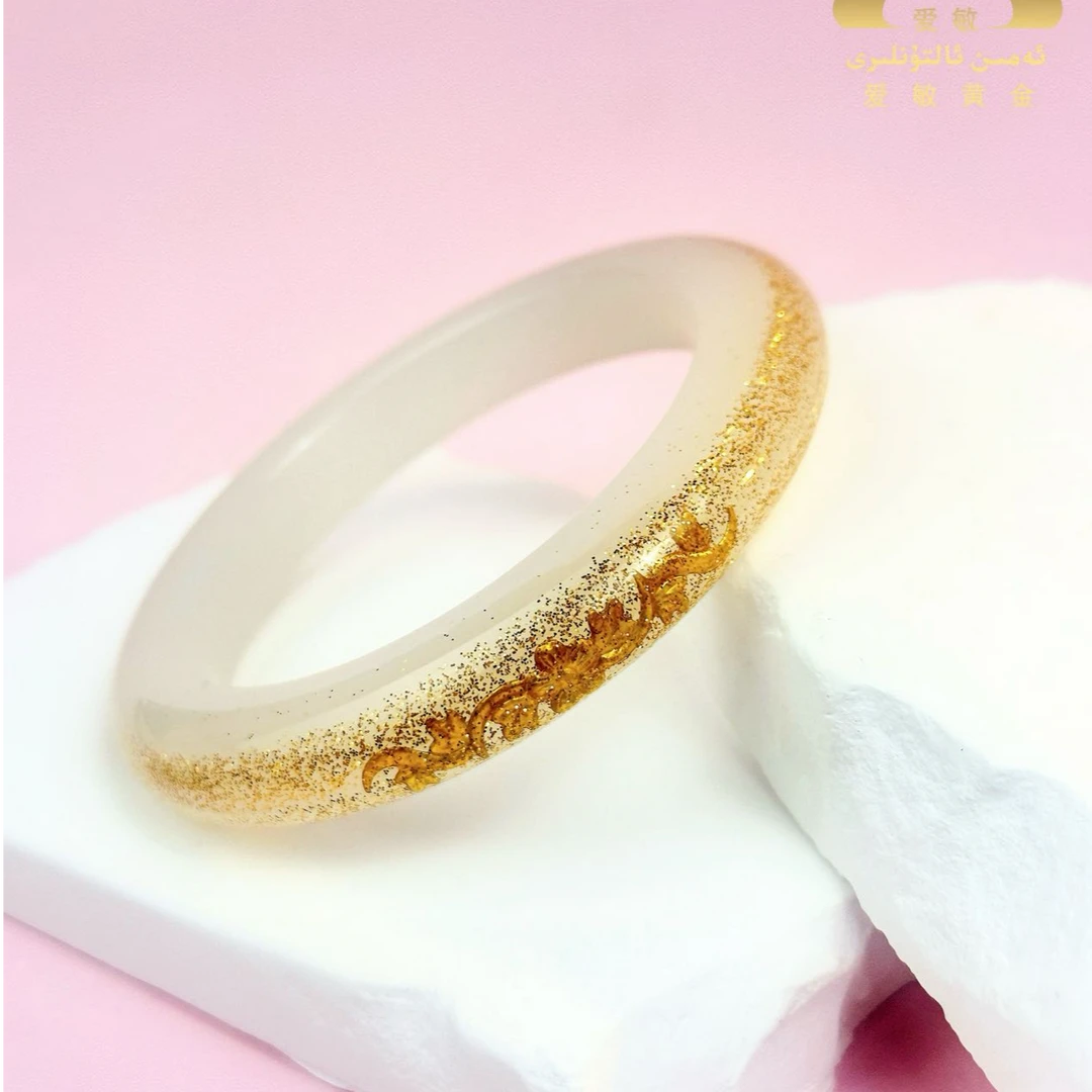 非金属莫桑石手镯 爱敏首饰手镯白色222222