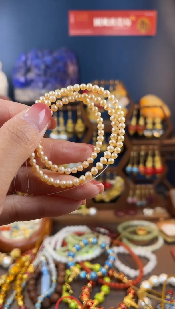 未镶嵌项链淡水珍珠用****6，项链