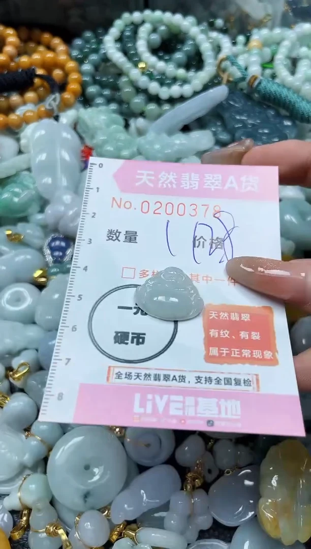 翡翠未镶嵌颈饰闪购0200378