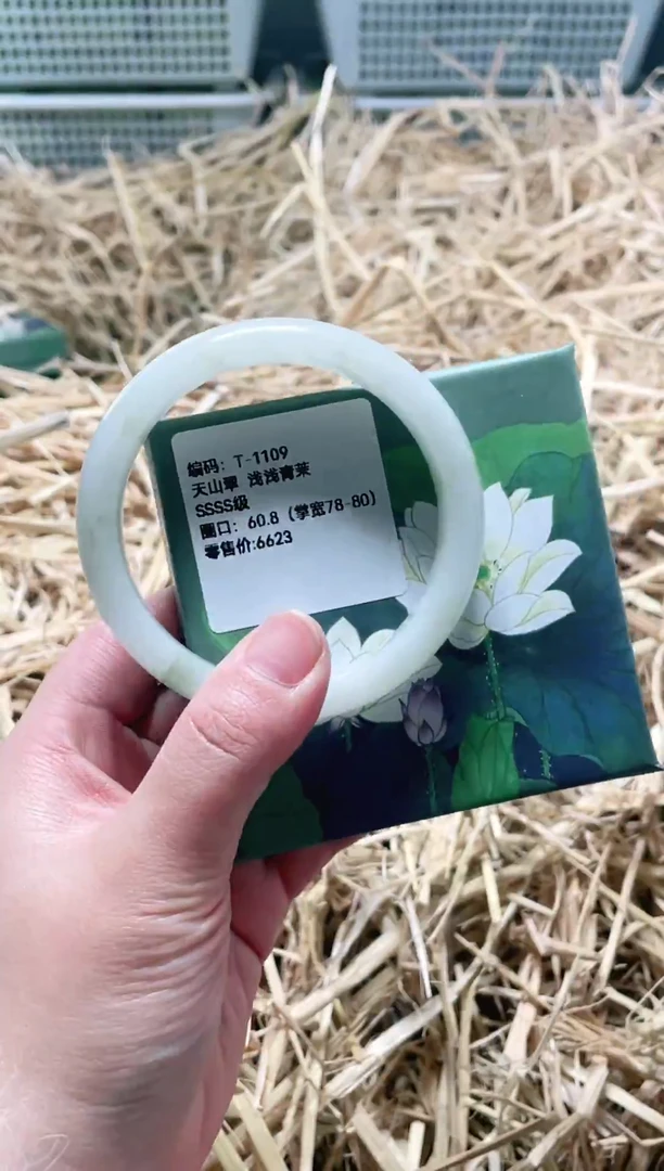 未镶嵌手镯石英质玉T-1109