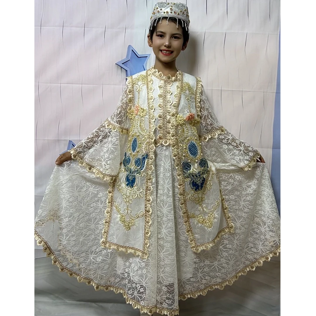 新款儿童旅游服舞蹈服连衣媋(1)（裙子+马甲）一套