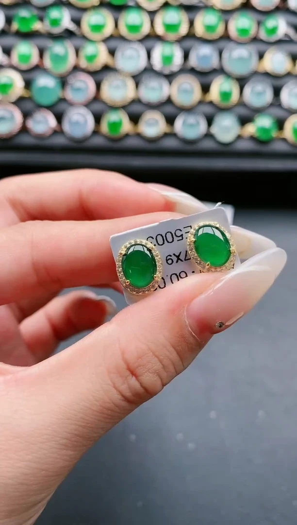 【闪购商品】翡翠戒指银S925镶嵌11111