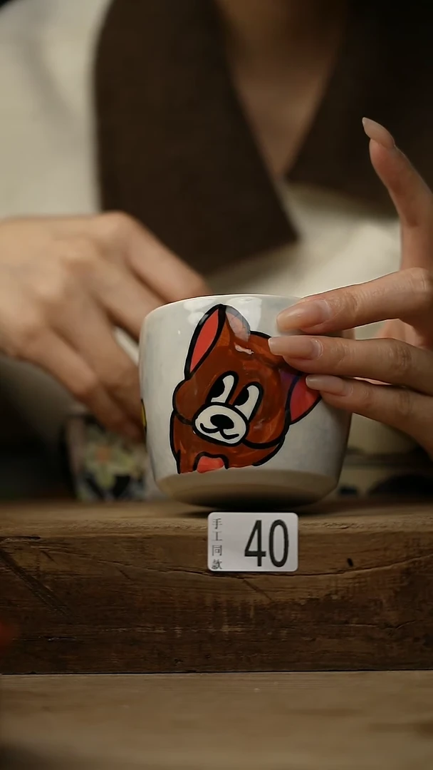 【闪购商品】瓷片新品 濑户烧 手绘 杯