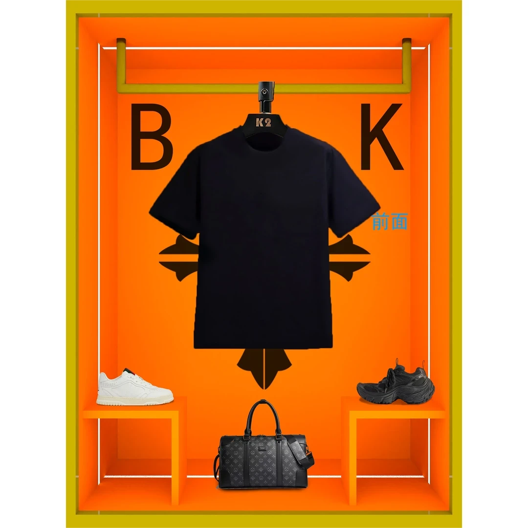 BFOFEOK【随拍短袖】四季新款2025轻奢高定短袖限定休闲