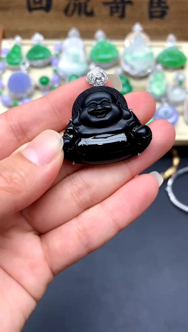 【闪购商品】翡翠颈饰18K金镶嵌424-中国好珍宝