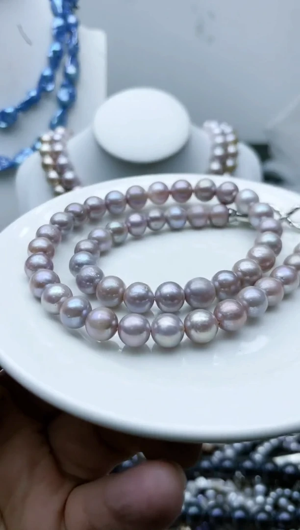 【闪购商品】淡水珍珠颈饰钛钢1