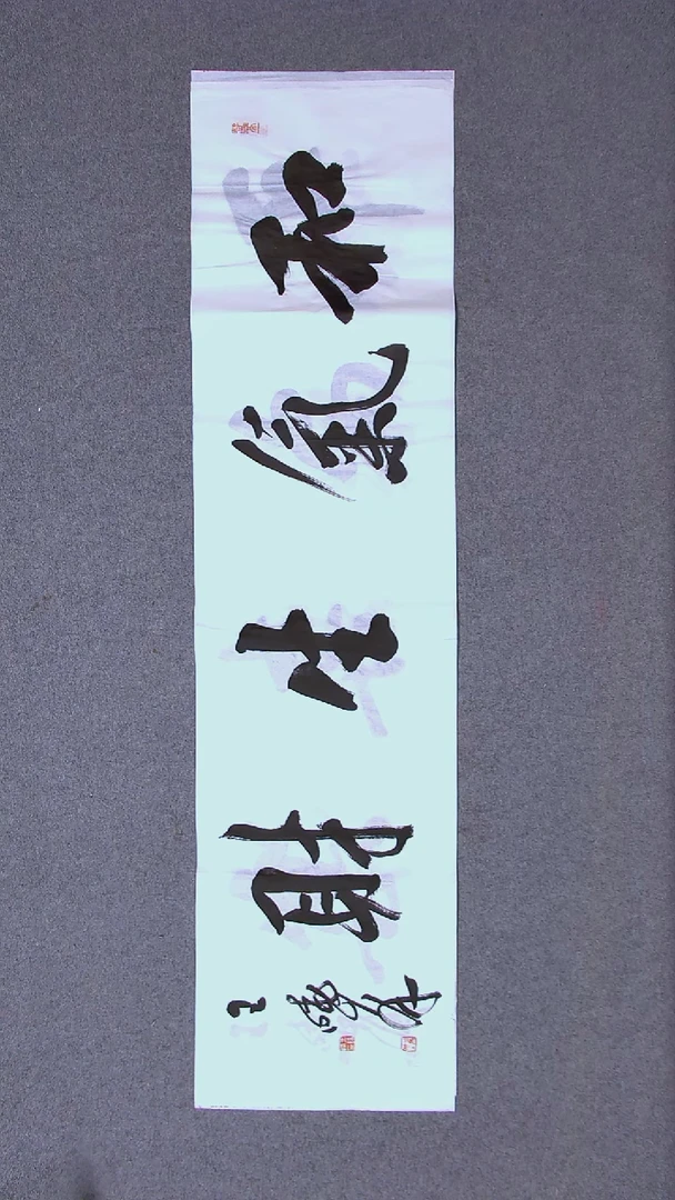 书法王晓峰 河南南阳138*34四平尺四字