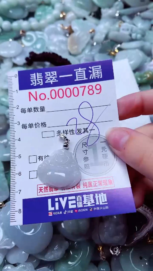 吊坠(不含链)未镶嵌翡翠789