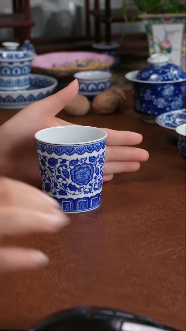 景德镇高端茶器手工手绘陶瓷茶具