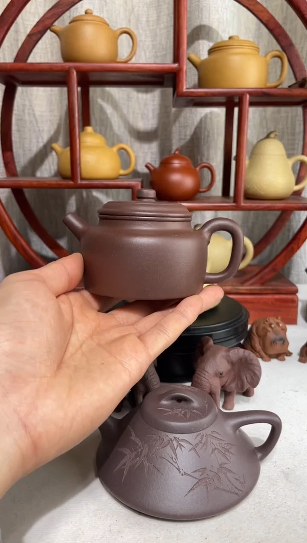 【闪购商品】紫砂茶壶台西底槽青大亨德钟180cc