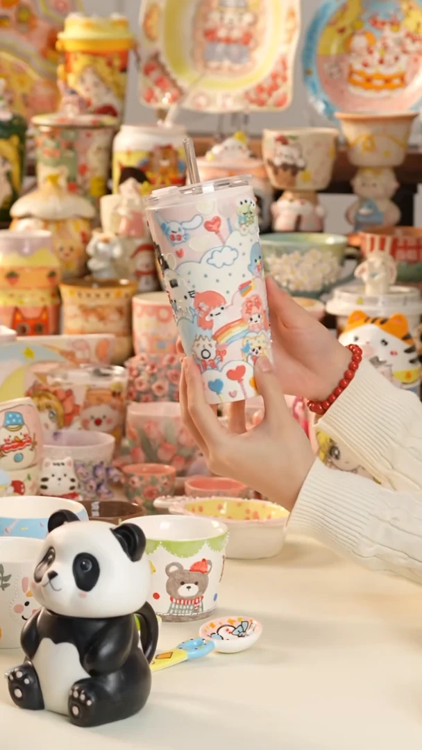 其他陶景德镇釉下彩手绘设计师款陶瓷