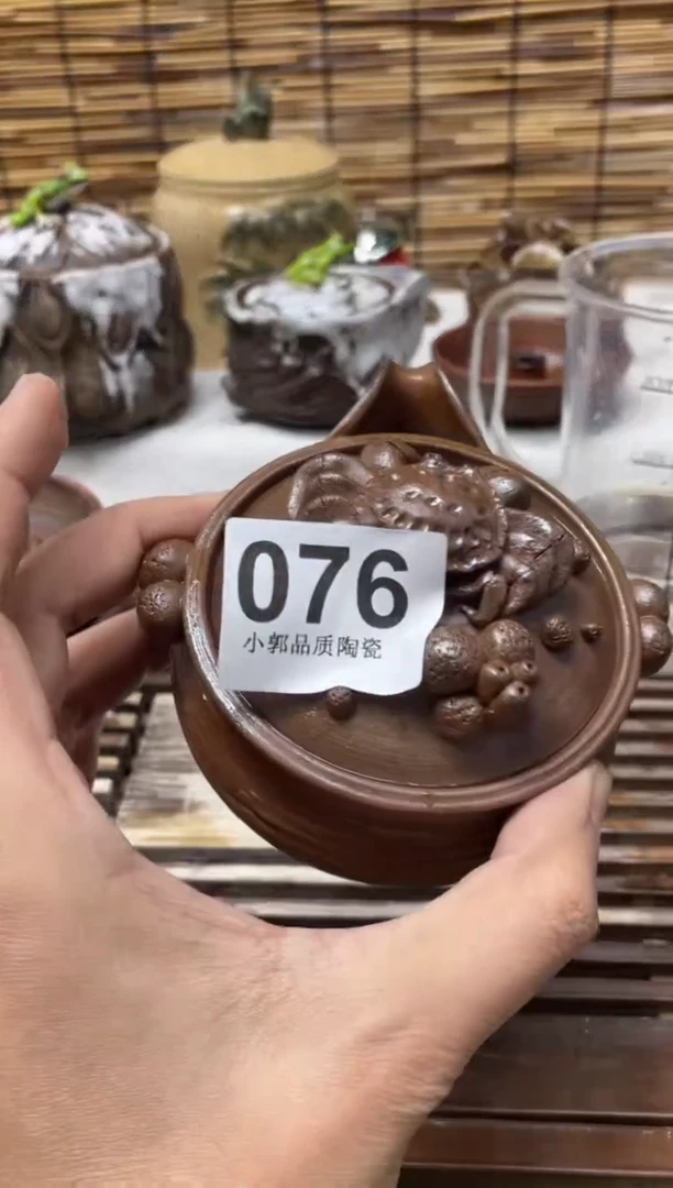 【闪购商品】杯076精美粗陶手工柴烧