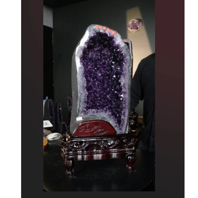 水晶一天然家具摆件*67*35*36
