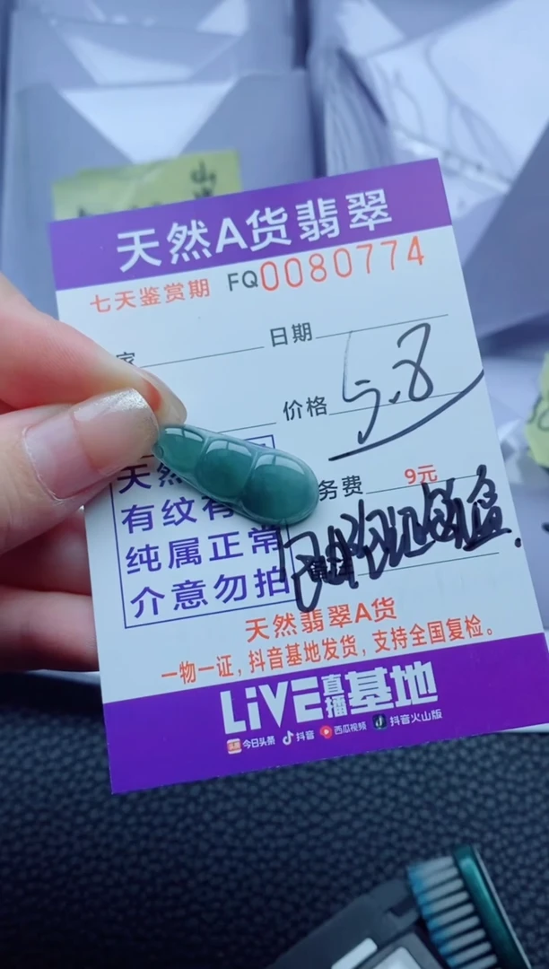 翡翠未镶嵌颈饰