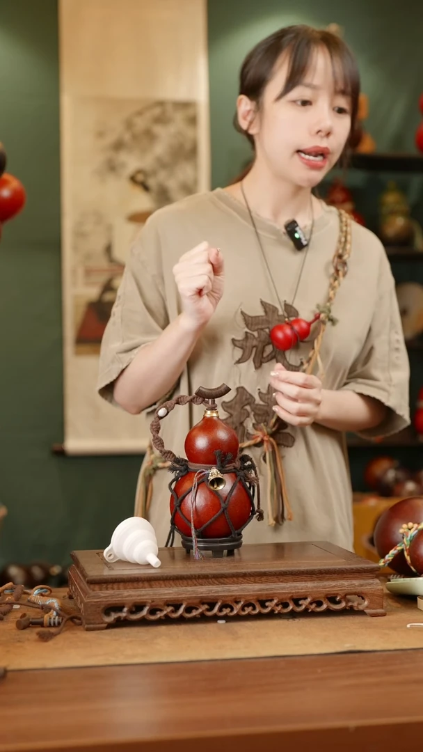 290号精品天然大漆酒葫芦一物一拍~