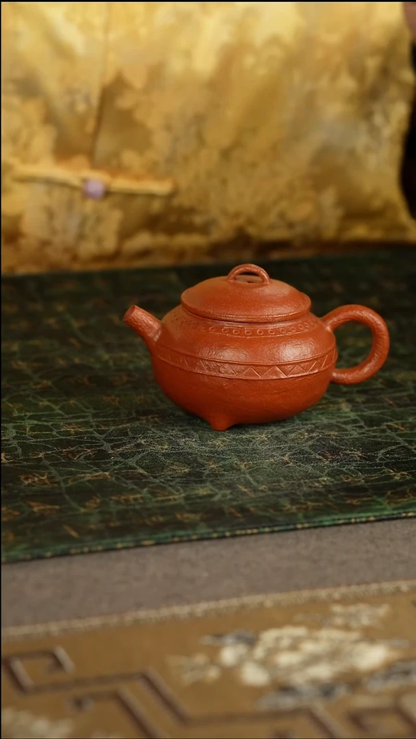 善窑厂汝窑紫砂朱泥壶