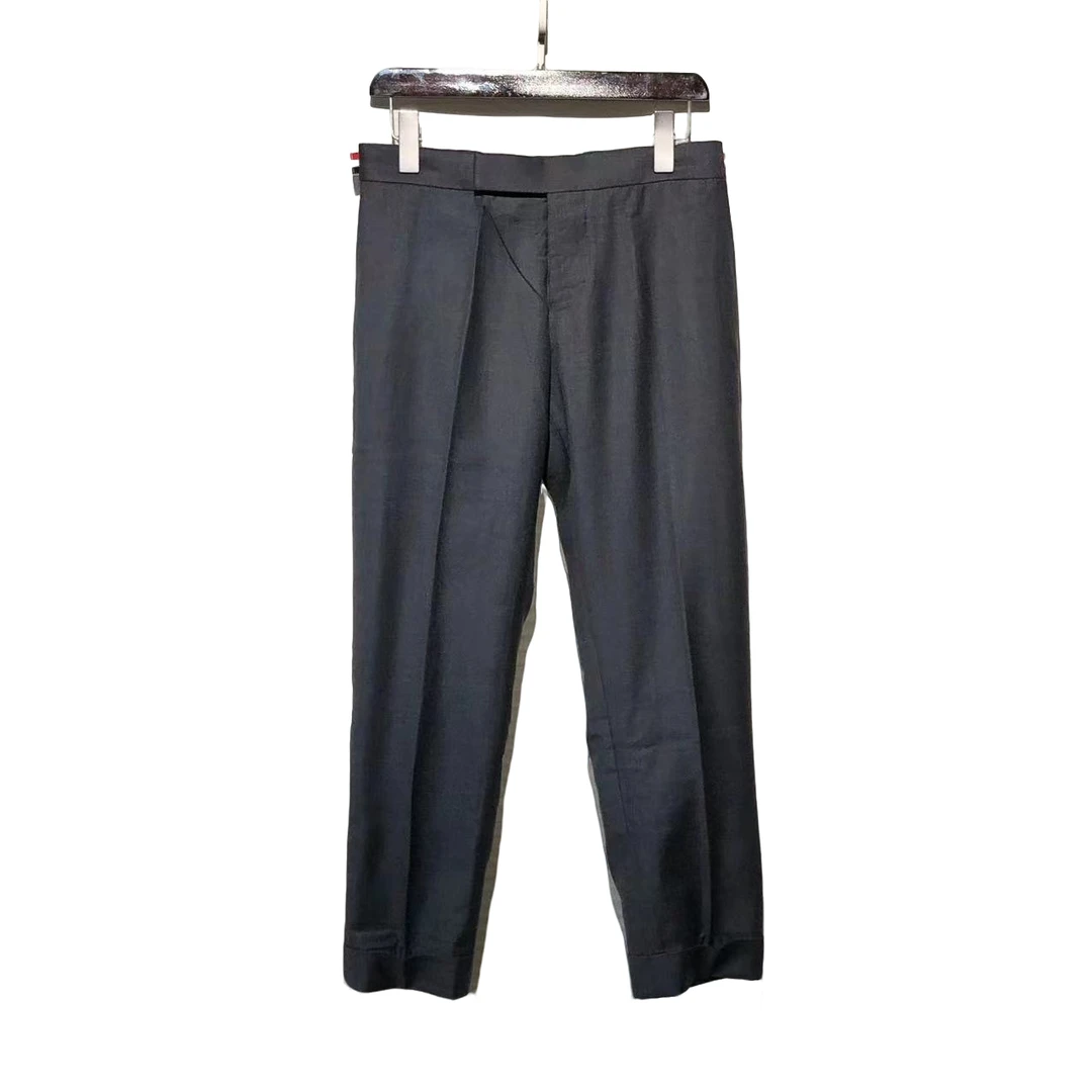 95新 THOMBROWNE  TB 休闲 时尚 灰色 百搭 长裤/1码/XG-Y17113