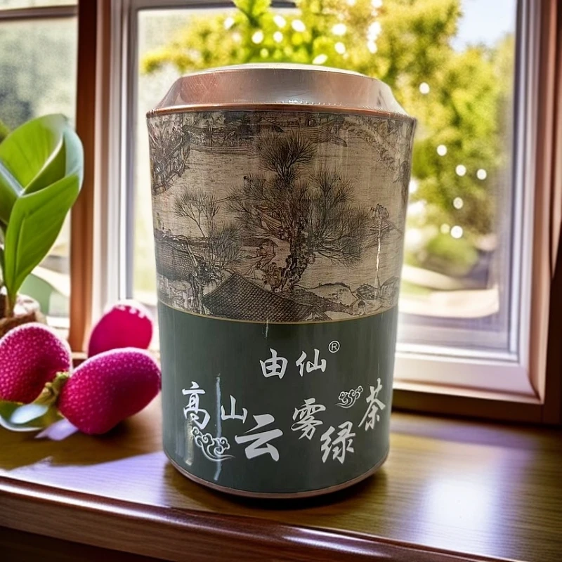 高山云雾绿茶 烘青绿茶 铁罐送礼装 250g