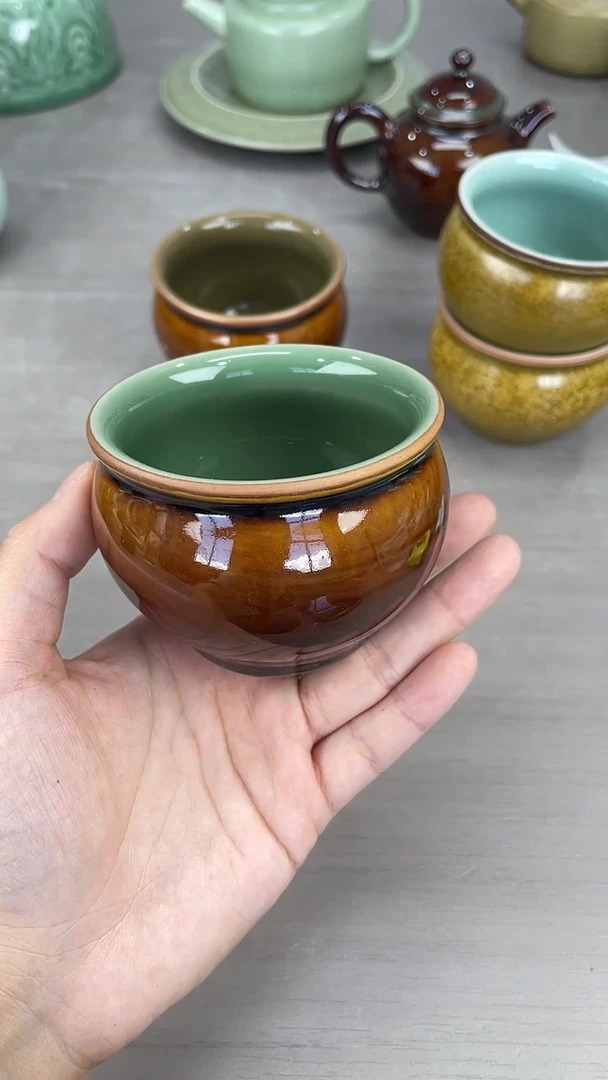 龙泉青瓷直播福利仓储微微暇梅清