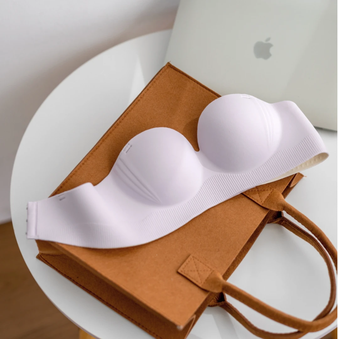 【狂甩不掉】无肩带内衣女防滑聚拢小胸显大隐形文胸吊带裙用抹胸