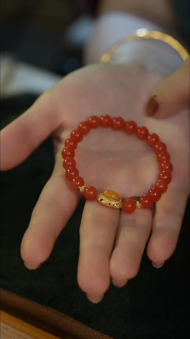 无非金属老皮的手串