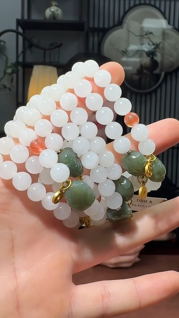 未镶嵌手链和田玉  B6485 多样性发货其一