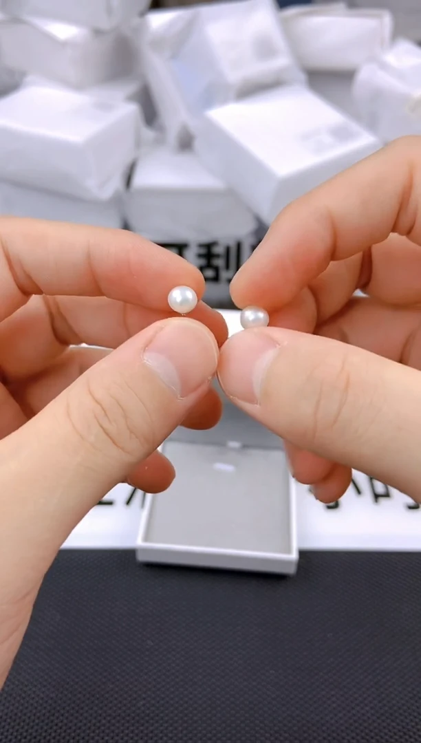 未镶嵌耳饰淡水珍珠ed1012