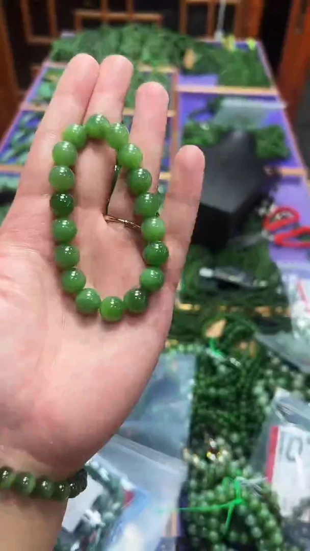 手串未镶嵌和田玉俄料手串卡11