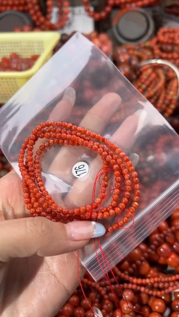 未镶嵌手串南红玛瑙4+
