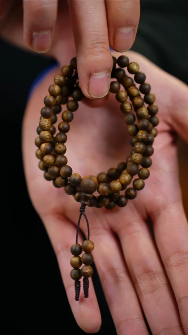 沉香手串张勺子06圆珠多圈 11克+ 多样性发一