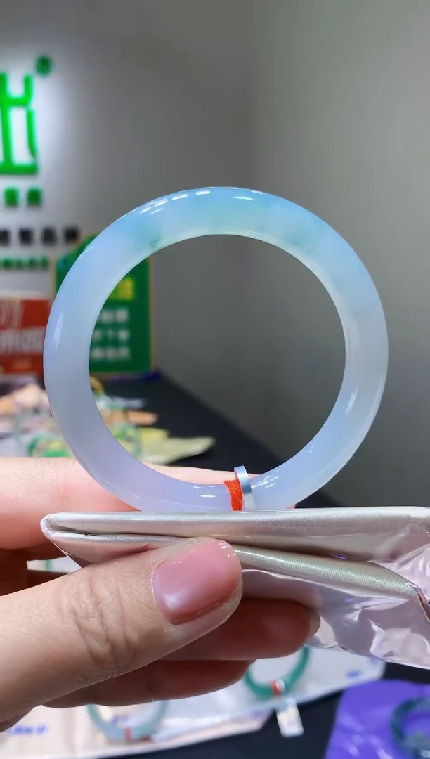 未镶嵌手镯翡翠f104天然A货缅甸翡翠53.8