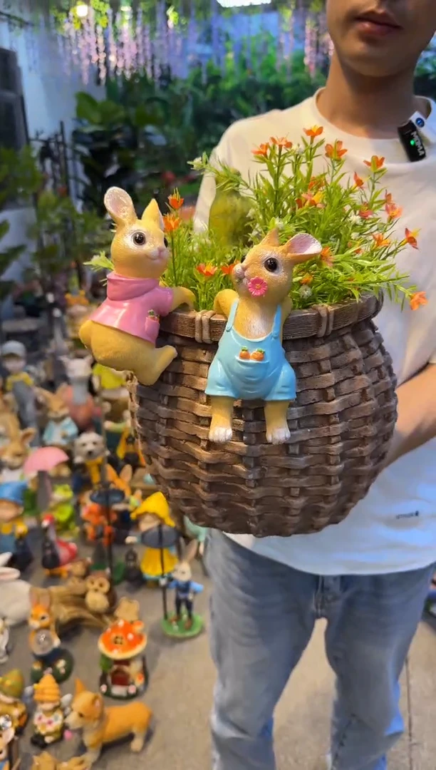 无花朵花园庭院摆件&00&