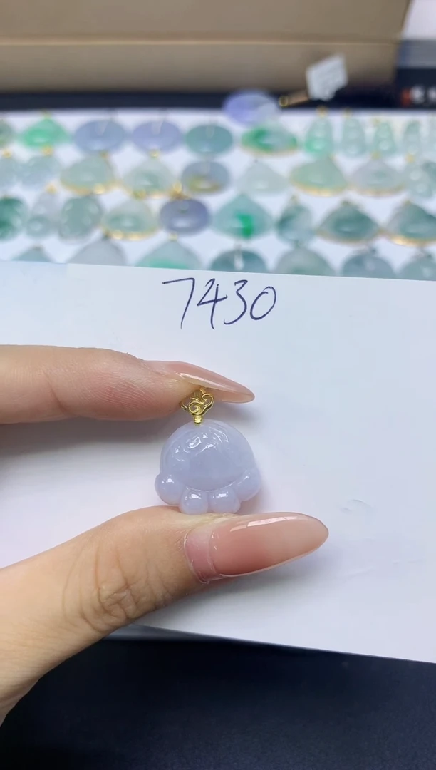 颈饰未镶嵌翡翠天然缅甸A货翡翠百元以上9元证书费自理