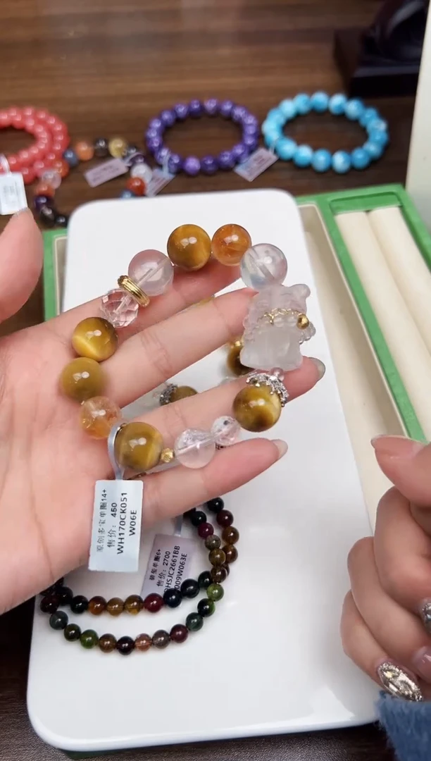 未镶嵌手链水晶悦4063 约14mm