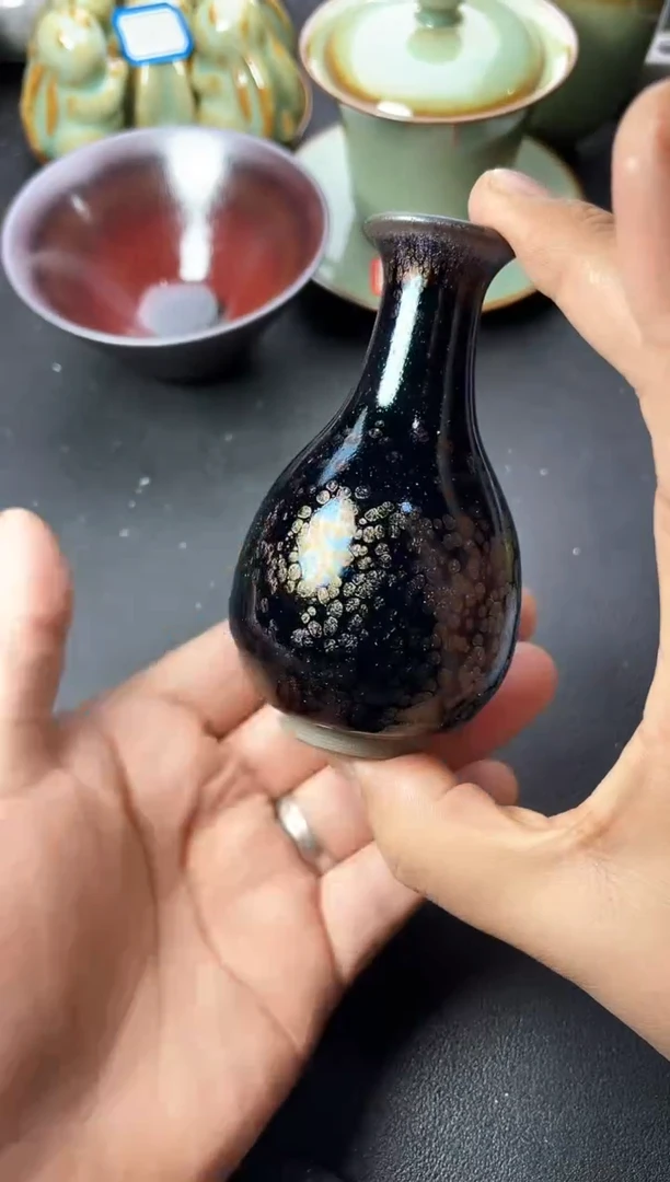茶盏234叶紫建盏叶紫