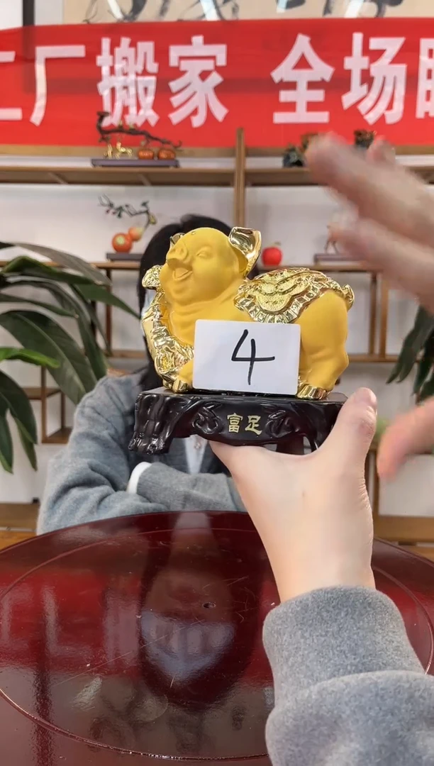 树脂仓库搬家摆件清04