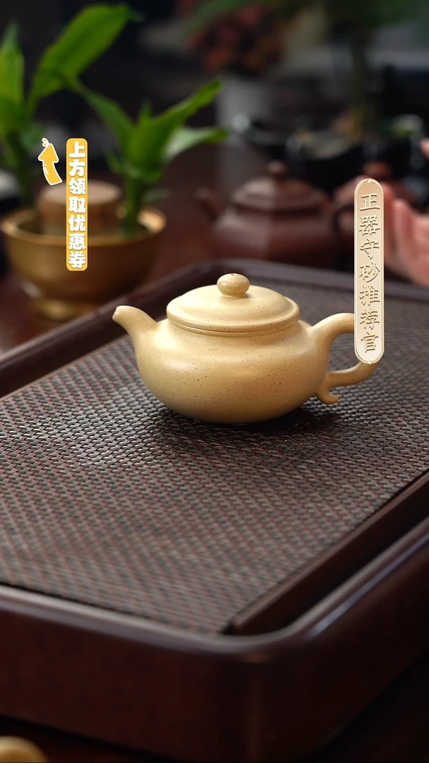 茶壶紫砂AA16723陈小平仿古本绿190cc