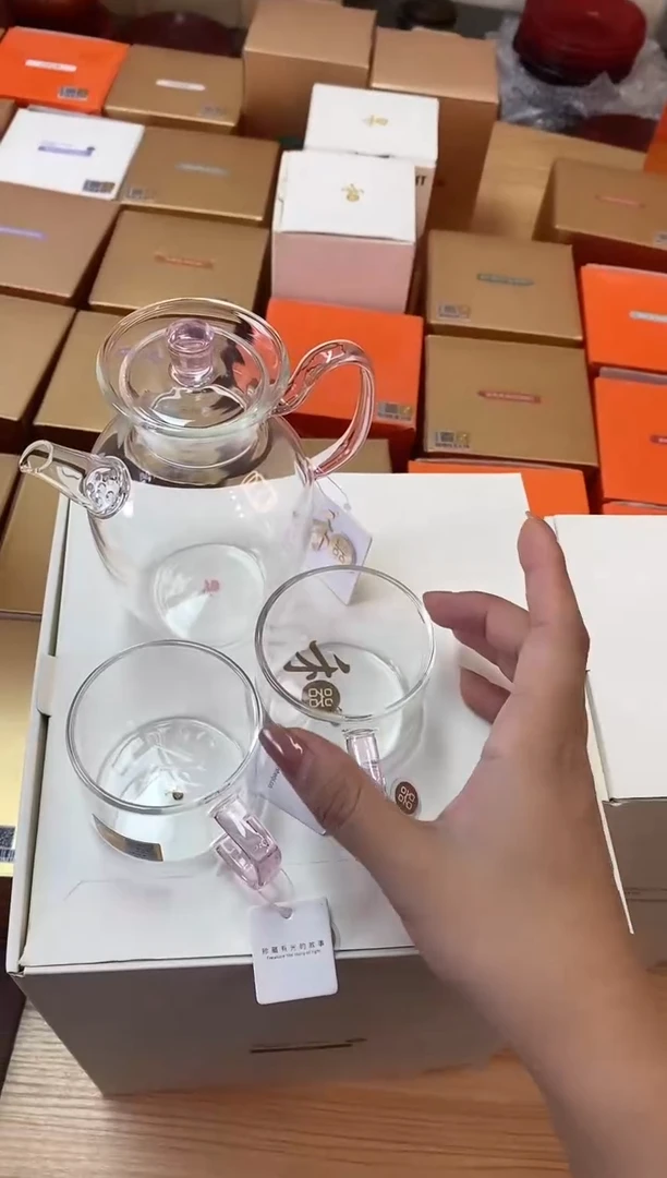 悦心壶/浅粉+清禾杯浅粉