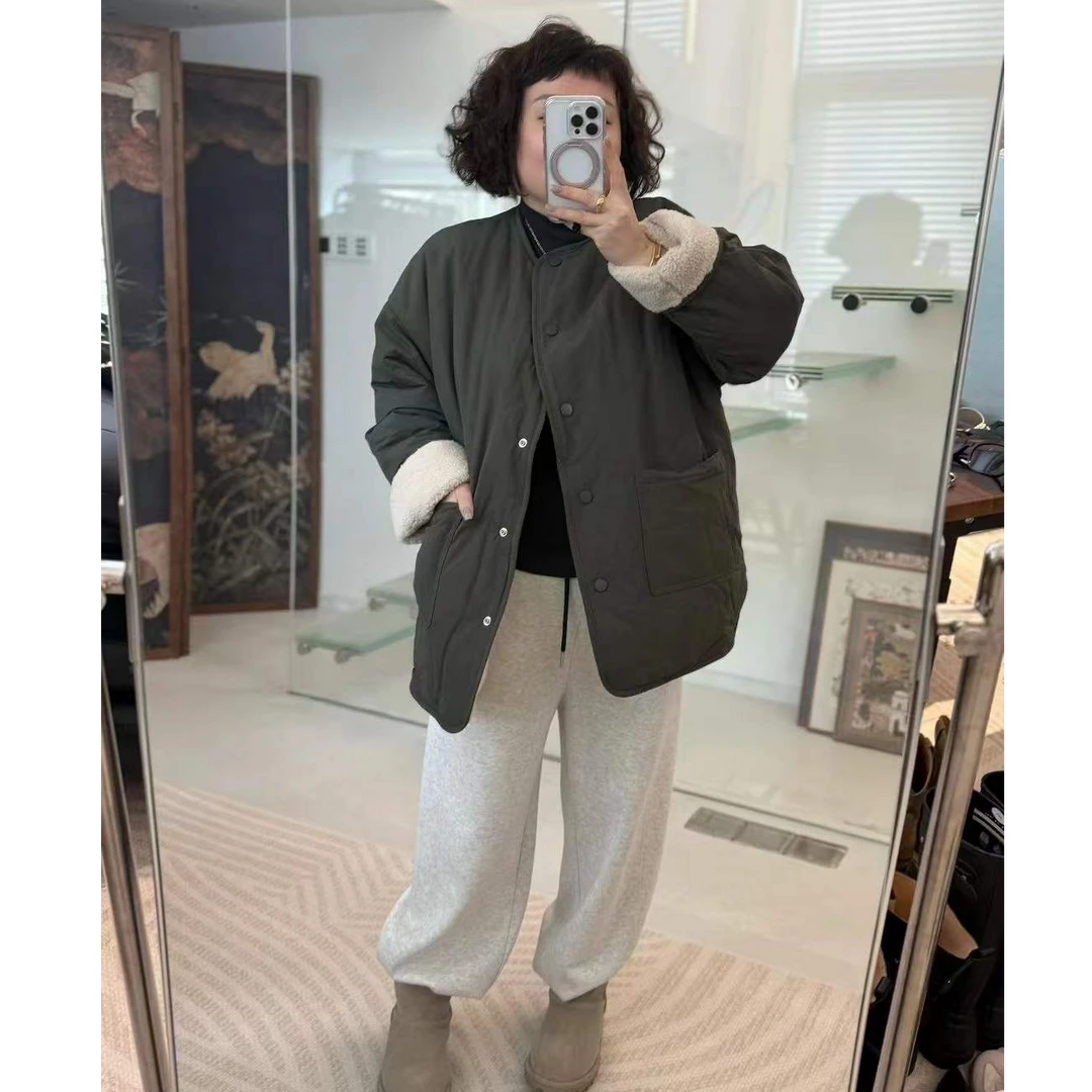 MEET   冬季定制版两面穿毛毛棉服