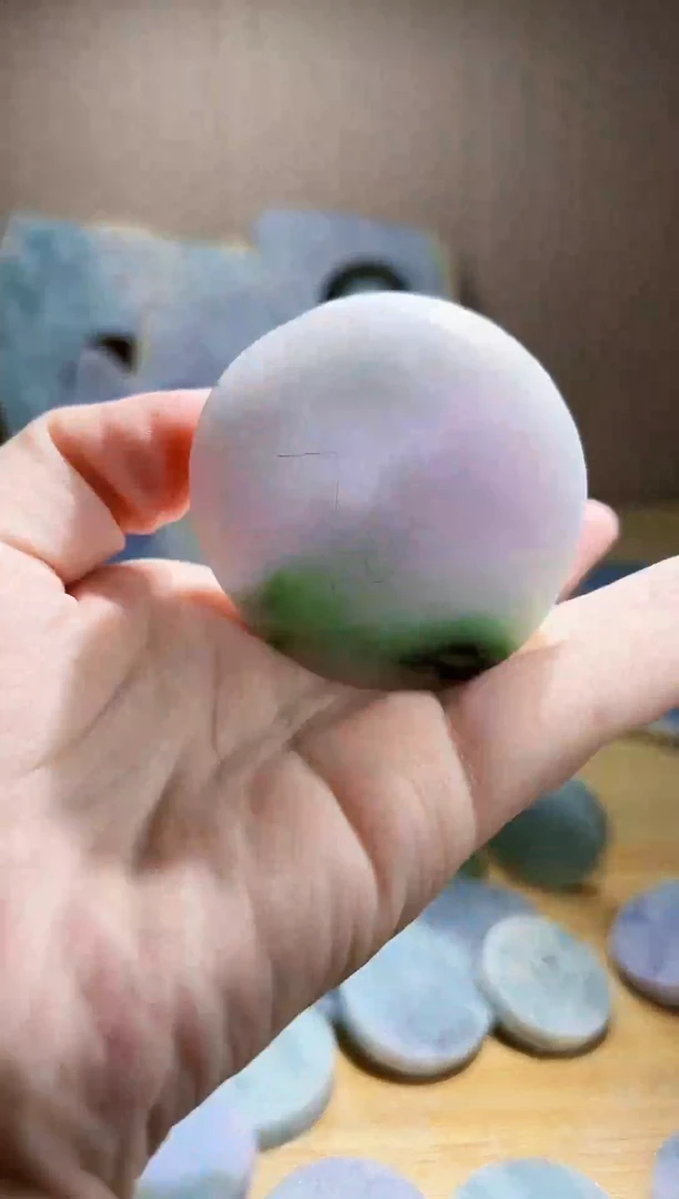 翡翠未镶嵌颈饰翡翠A货 姜谭077