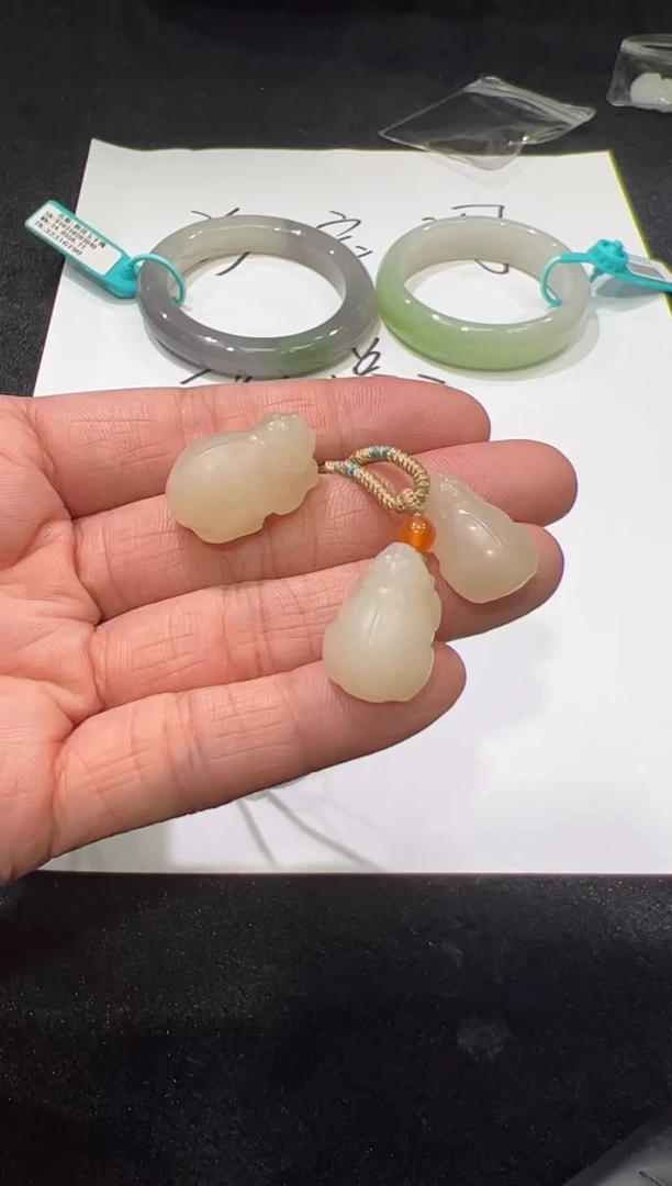 和田玉未镶嵌颈饰TH0416-018-315一件多样性发