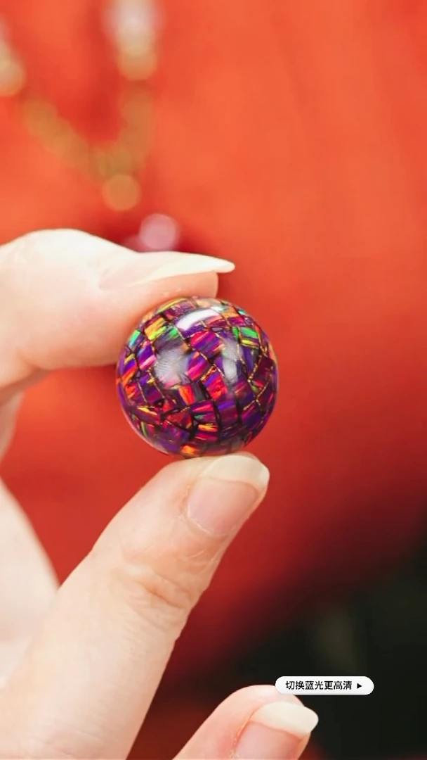 【七巷大漆】单珠2.0紫色爆彩