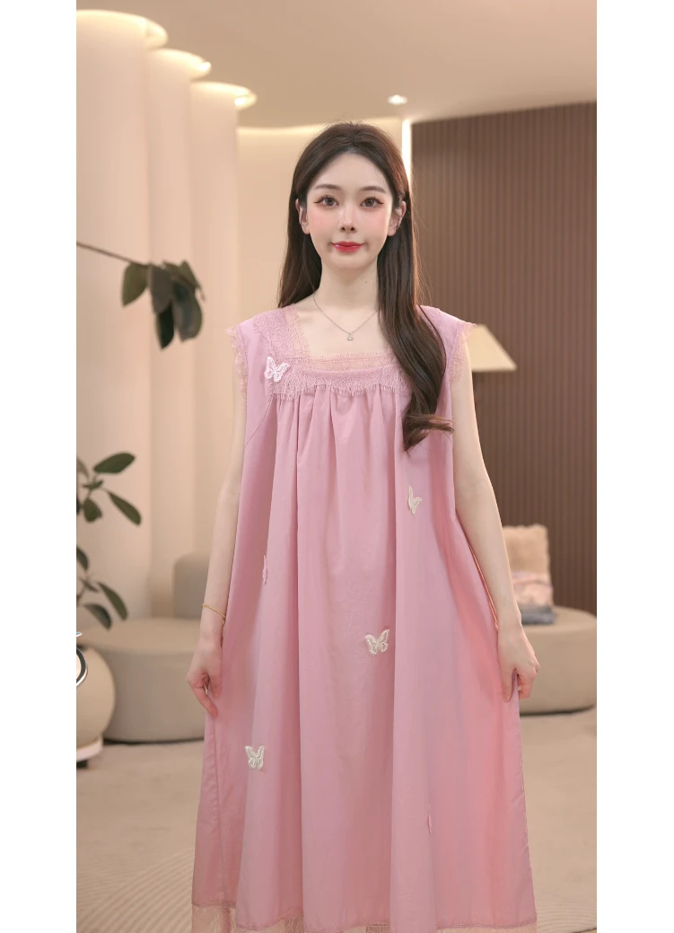 DM 【蝶絮】高定设计款时尚家居服睡裙