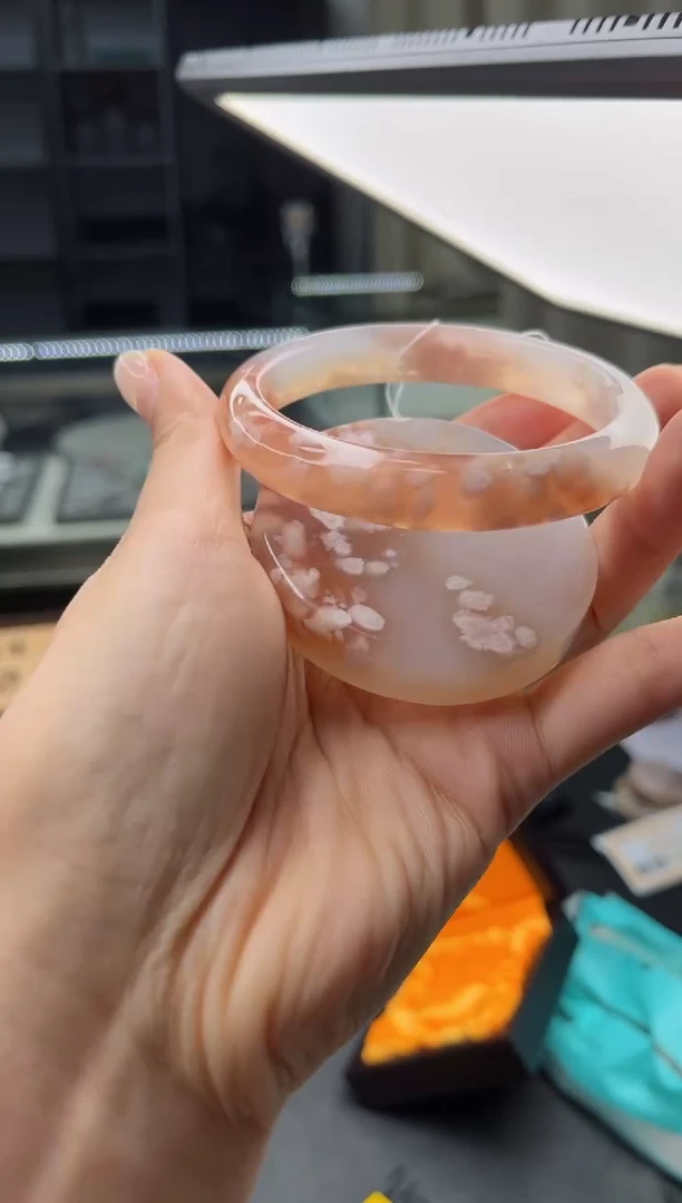 石英质玉手镯未镶嵌62圈口（赠送镯心）S9147278