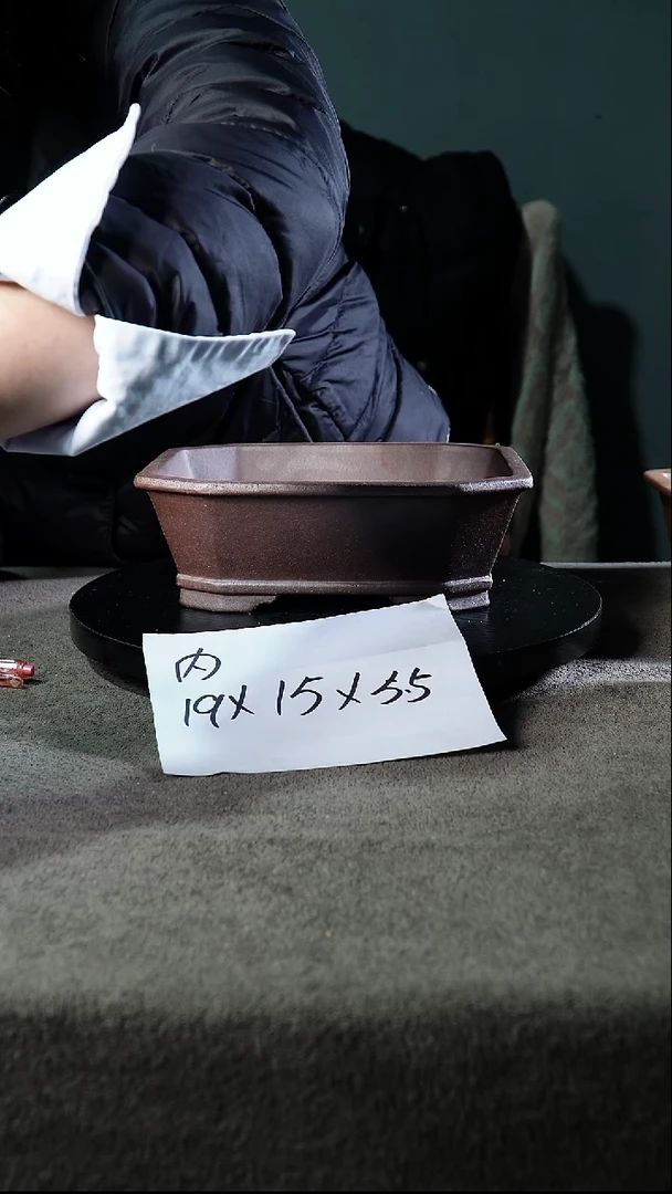 宜兴紫砂小花盆盆25