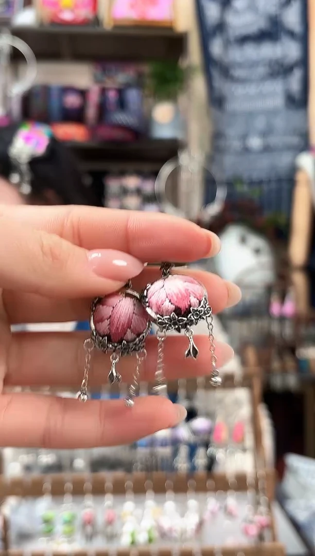 织绣民族风非遗老绣苗银饰品799