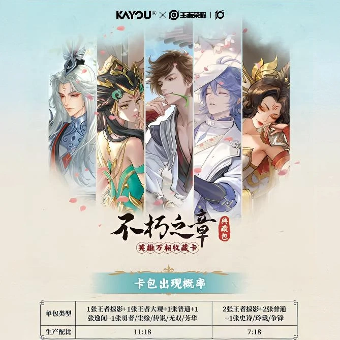 【抓女王/抓钟馗/抓编号】卡游 王者荣耀不朽之章卡牌盲盒 代拆